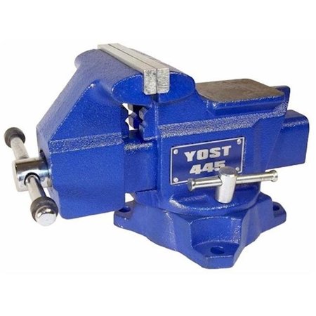YOST VISES Yost Vises 10445 4.5"W Jaw Steel Utility Bench Vise 10445